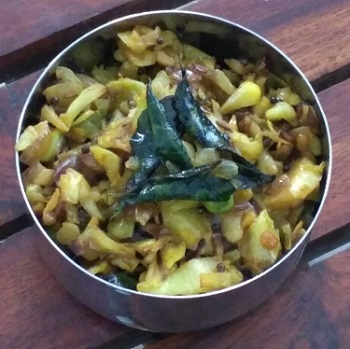 Cabbage Fry/Vepudu