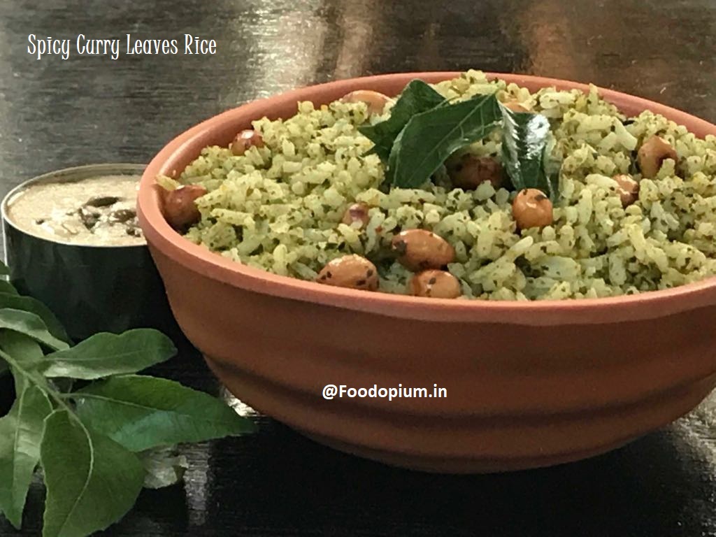 Spicy Curry Leaves Rice
