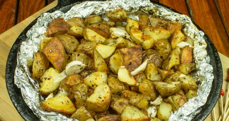 Oven Roasted Garlic Potatoes
