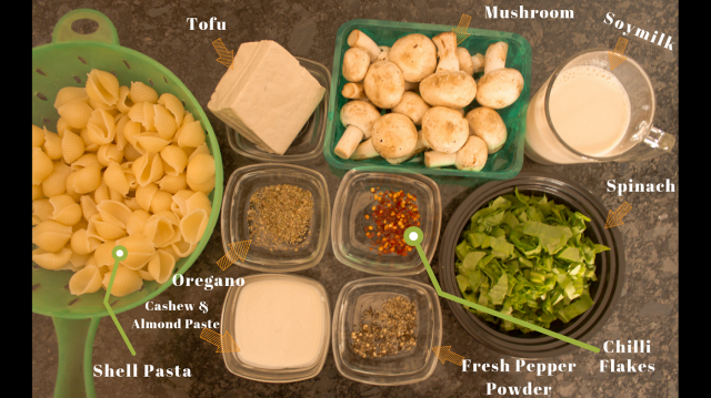 Ingredients Soy Pasta
